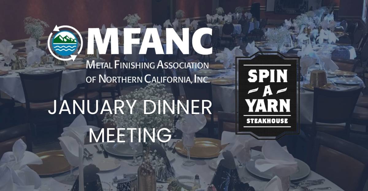 JANUARY DINNER MEETING